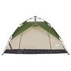 vidaXL Camping Tent Dome 2-Person Green Quick Release
