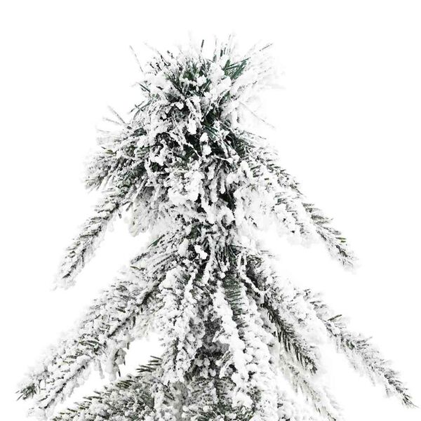 vidaXL Artificial Christmas Tree with Stand White 86 x 86 x 210 cm