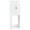 vidaXL Toilet Cabinet UTRECHT High Gloss White 66 x 25.5 x 190 cm
