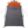 vidaXL Shower Tent Folding Grey and Orange 160 x 160 x 227 cm Steel