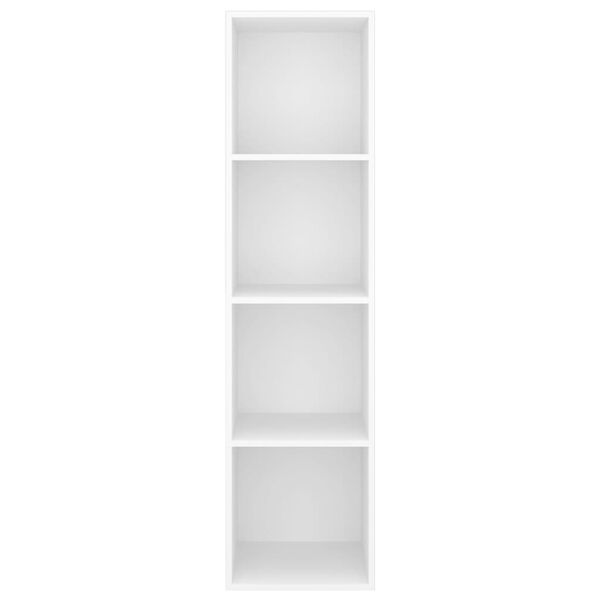vidaXL Wall-mounted TV Cabinet White 37x37x142.5 cm Engineered Wood