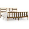 vidaXL Bed Frame without Mattress Honey Brown 200x200 cm Solid Wood Pine