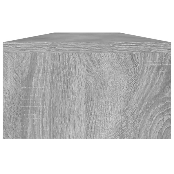 vidaXL Monitor Stand Grey Sonoma 110x23.5x9 cm Engineered Wood