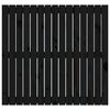 vidaXL Wall Headboard Black 95.5x3x90 cm Solid Wood Pine