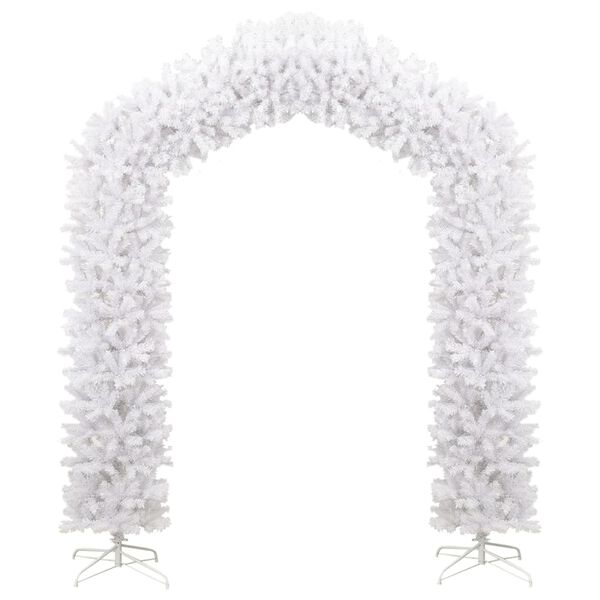 vidaXL Christmas Tree Arch White 270 cm