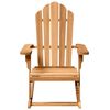 vidaXL Adirondack Rocking Chair 2 pcs Brown 100 x 77 x 99 cm