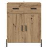 vidaXL Sideboard Artisan Oak 69.5 x 34 x 90 cm Engineered Wood