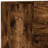 vidaXL Headboard Smoked Oak 100 x 16.5 x 103.5 cm Engineered Wood