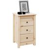 vidaXL Bedside Cabinets 2 pcs 40x35x61.5 cm Solid Wood Pine