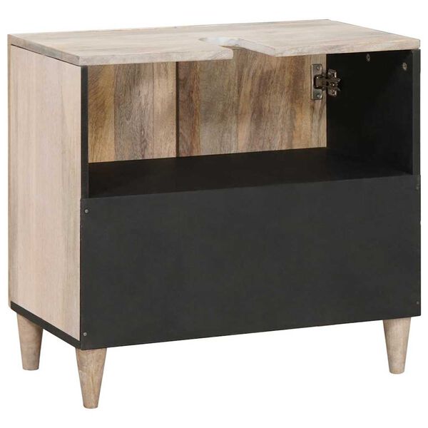 vidaXL Bathroom Cabinet Wall-mounted with Door White 62 x 33 x 58 cm