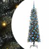 vidaXL Artificial Christmas Tree with 150 LEDs with Stand Green 150 cm