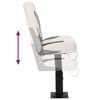 vidaXL Boat Seat with Pedestal Height Adjustable 360&deg; Rotatable
