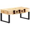 vidaXL Coffee Table Cassette Style 100x52x45 cm Solid Mango Wood