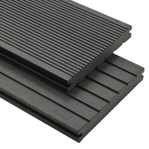 vidaXL Decking Board 6 pcs Grey WPC