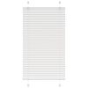 vidaXL Pleated Blind White 70x150 cm Fabric Width 69.4 cm Polyester