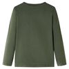 Kids' T-shirt with Long Sleeves Khaki 92