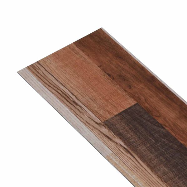vidaXL Flooring Planks 18 pcs Multicolour 5.26 m&sup2; PVC
