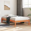 vidaXL Day Bed without Mattress Wax Brown 90x190 cm Single Solid Wood Pine