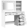 vidaXL Dressing Table White 78.5 x 41 x 135 cm Engineered wood