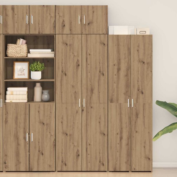 vidaXL Storage Cabinet Artisan oak 70 x 42.5 x 225 cm Engineered wood
