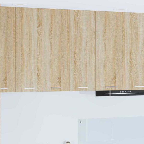 vidaXL Hanging Cabinet Sonoma Oak 60 x 31 x 80 cm Engineered Wood