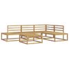 vidaXL Outdoor Sofa Set 5 pcs White