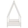 vidaXL Kids Bed Frame White 70x140 cm Solid Wood Pine