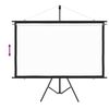 vidaXL Projection Screen with Tripod 72" 16:9