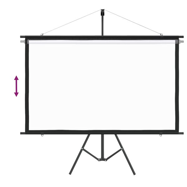 vidaXL Projection Screen with Tripod 72" 16:9