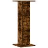 vidaXL Plant Stands 2 pcs Smoked Oak 30x30x80 cm Engineered Wood