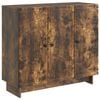 vidaXL Sideboard Smoked Oak 89 x 34.5 x 80 cm Engineered Wood