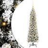 vidaXL Artificial Christmas Tree with 150 LEDs with Stand White 120 cm