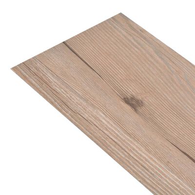 vidaXL Self-adhesive PVC Flooring Planks 5.02 m² 2 mm Oak Brown