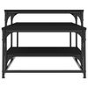 vidaXL Coffee Table Black 102x60x45 cm Engineered Wood