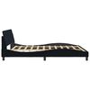 vidaXL Bed Frame "Dover" Black 180x200 cm Super King Velvet