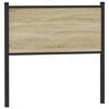 vidaXL Replace Headboard Sonoma 90 cm Engineered Wood and Steel