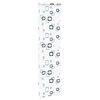 vidaXL Shower Roller Blind 60x240 cm Fabric Width 56 cm
