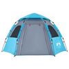 vidaXL Camping Tent Cabin 4-Person Blue Quick Release