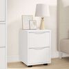 vidaXL Bedside Tables 2 pcs White 30.5 x 30 x 43 cm Engineered Wood