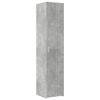 vidaXL Highboard Concrete Grey 40x42,5x185 cm Engineered Wood