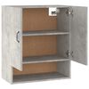 vidaXL Wall Cabinet Concrete Grey 60x31x70 cm Engineered Wood