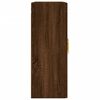 vidaXL Wall Mounted Cabinets 2 pcs Brown Oak Engineered Wood