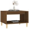 vidaXL Coffee Table Brown Oak 60x50x40 cm Engineered Wood
