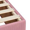 vidaXL Bed Frame without Mattress Pink 120x200 cm Velvet