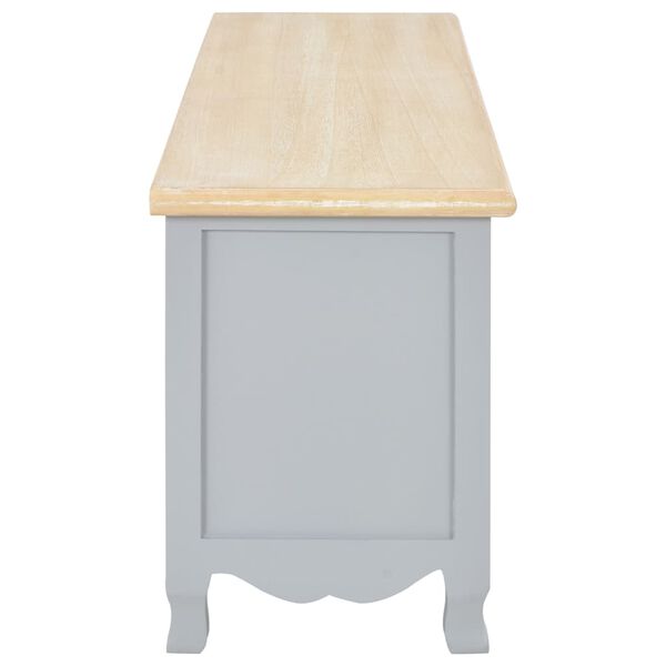 vidaXL TV Cabinet Grey 120x30x40 cm Wood