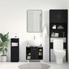 vidaXL Bathroom Cabinet Black Oak 60 x 32 x 54 cm Engineered Wood