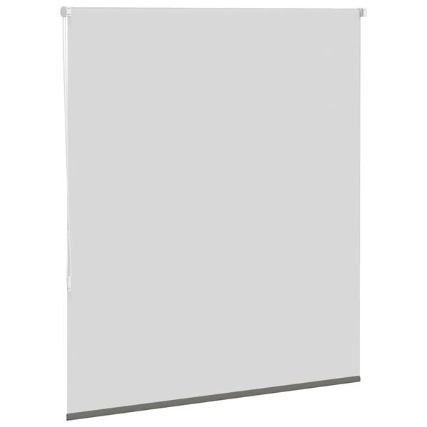 vidaXL Roller Blind Blackout Grey 140x130 cm Fabric Width 136.6 cm Polyester