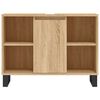 vidaXL Bathroom Cabinet Sonoma Oak 80x33x60 cm Engineered Wood