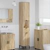 vidaXL Bathroom Cabinet with Drawer Sonoma Oak 31.5 x 33 x 190 cm