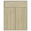vidaXL Sideboard Sonoma Oak 60x30x75 cm Engineered Wood